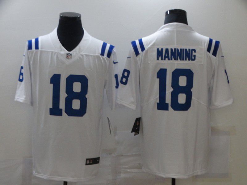 Men Indianapolis Colts #18 Manning White Nike Limited Vapor Untouchable NFL Jerseys->minnesota vikings->NFL Jersey